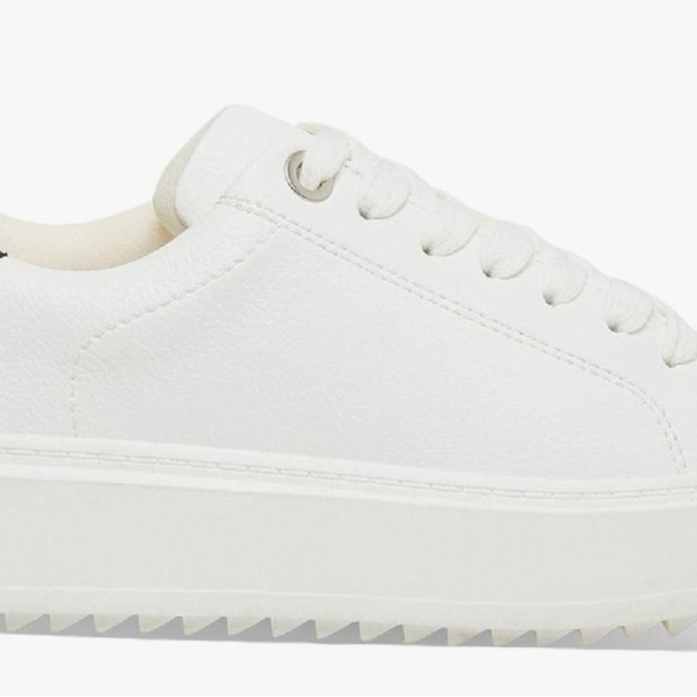 Steve Madden White Platform Sneakers